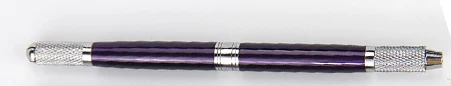 Purple 5pcs Ручка для микроблейдинга для перманентного макияжа многофункциональная из нержавеющей стали для бровей ручка для татуировки ручные инструменты аксессуары для татуировки - Цвет: Purple 5pcs