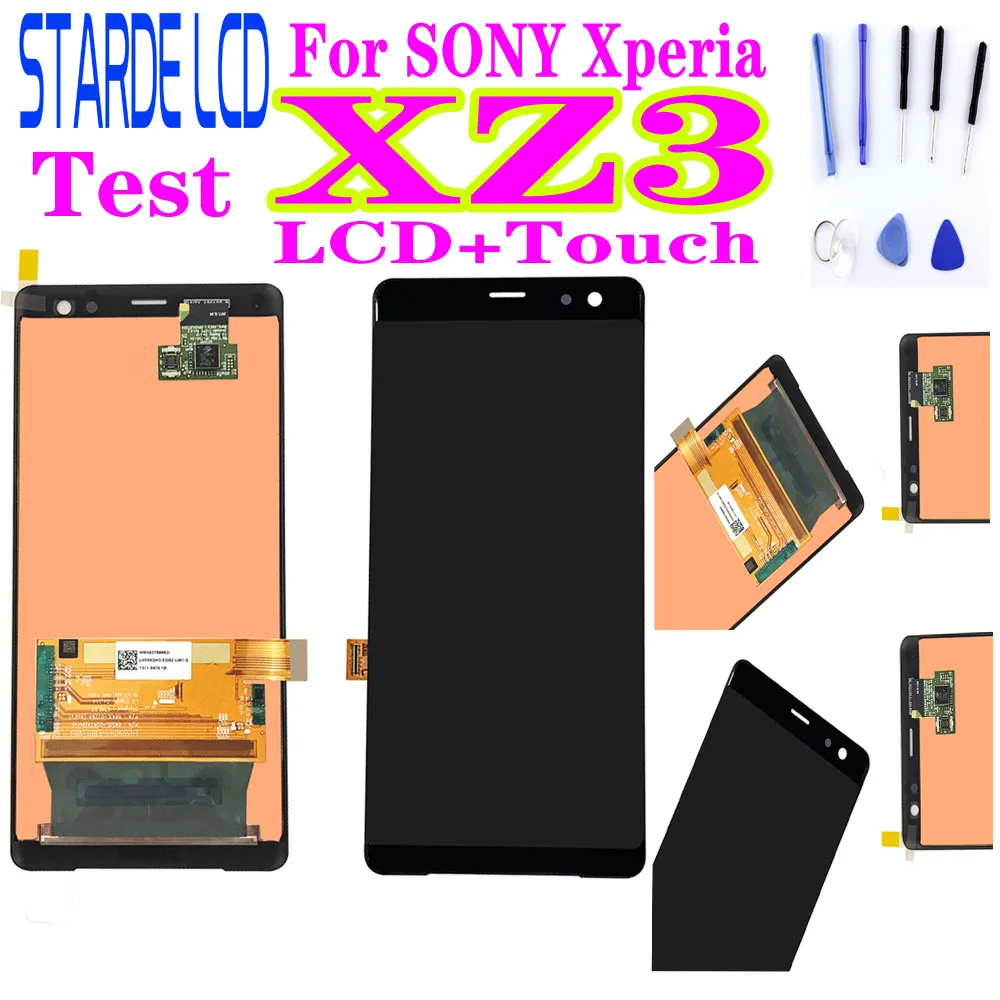 6.0 "Oled Originale Per Sony Xperia Xz3 Display Lcd Touch Screen Digitizer Per Sony Xperia Xz 3 Sostituzione Lcd H9493 H8416 H9496