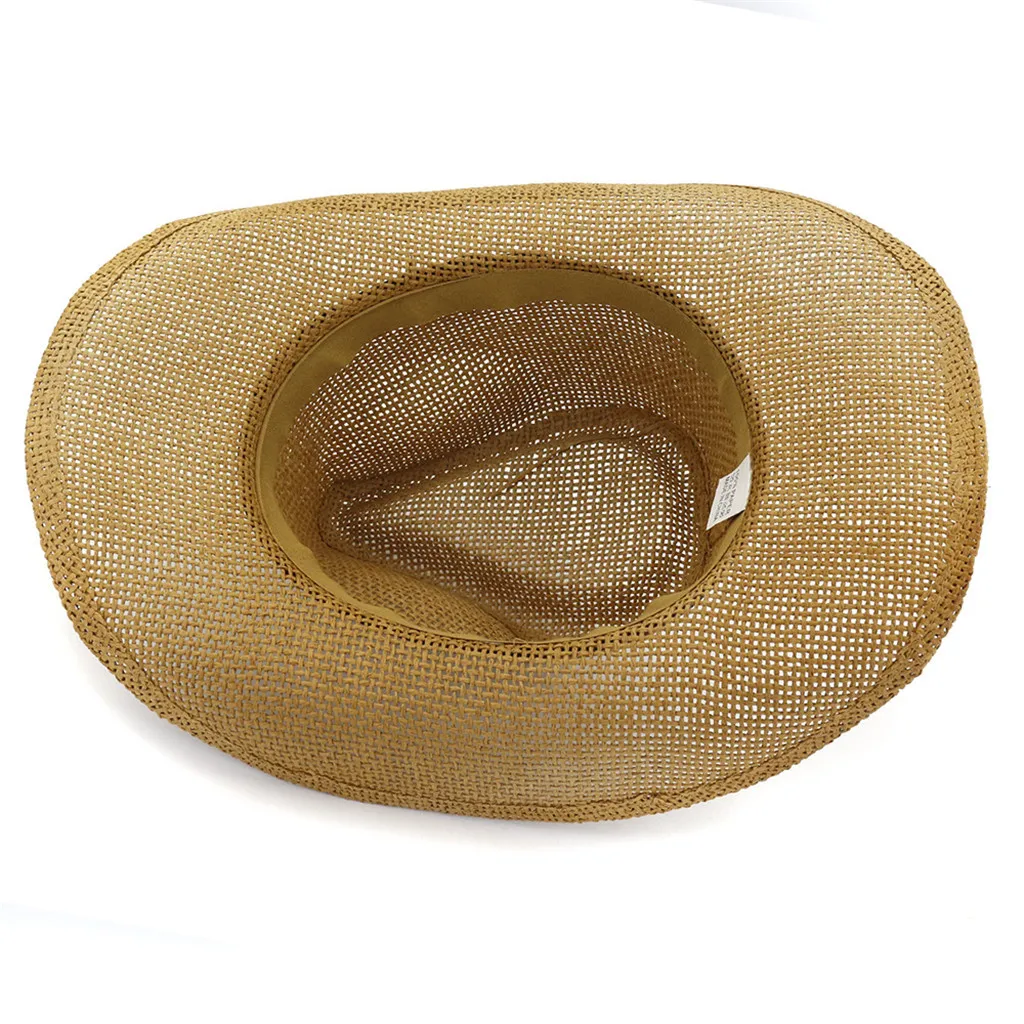 Summer Hats for Women Cap Men Woven Straw Cowboy Hat Classic Cattleman Cowgirl Straw Hat Chapeu Feminino Sombrero Mujer Verano