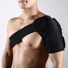 CHAOBA SHOULDERPAD 1 шт. Задняя поддержка регулируемая повязка протектор усиленный функциональный-Тренировка-оборудование Один плечевой ремень