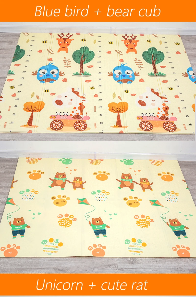 XPE Folding Children's Mat  Developing Crawling Baby Toys Carpet Climbing Game Floor Mat for Children Kids Rug