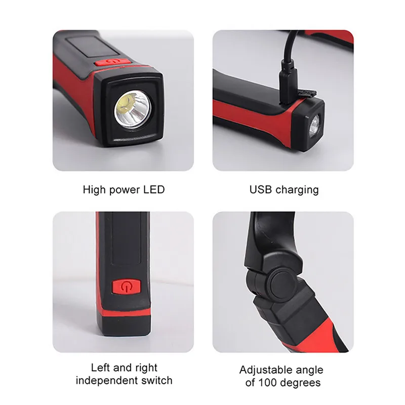 Flexible Handsfree LED Neck Light Book Reading Lamp Night Flashlight Camping Light AA/USB Charging