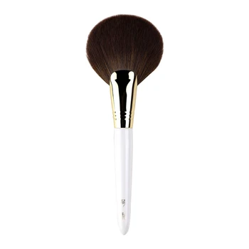 

155 Professional Make Up Brush Large Fan Shape Setting Face Powder Brush Soft Synthetic Fiber Cosmetic Tools Makeup Brushes