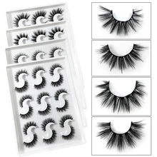 CLOTHOBEAUTY 9 Pairs 3D Mink Lashes Natural False Eyelashes Makeup Eyelashes Extension Dramatic Volume faux mink Lashes in bulk