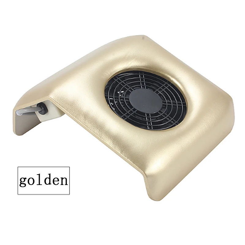 GC-13-03-golden Профессиональный пылесборник 36 Вт пылесборник для ногтей с машинным вентилятором для чистки ногтей розовый белый инструмент для маникюра - Цвет: GC-13-03-golden