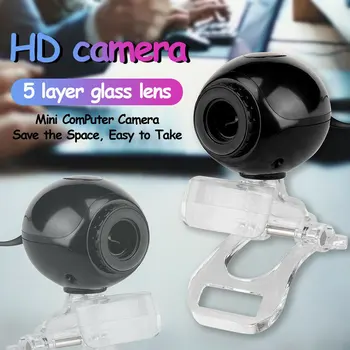 

USB Webcam Camera With Mic Night Vision Web Cam PC Laptop Class 360 Degree Video Net Class Online Meeting
