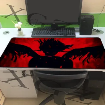 

XGZ Anime Fantasy Characters HD Custom Large Game Mouse Pad Black Locking Edge Computer Desk Mat Slip 900x400 / 600x300 Xxl