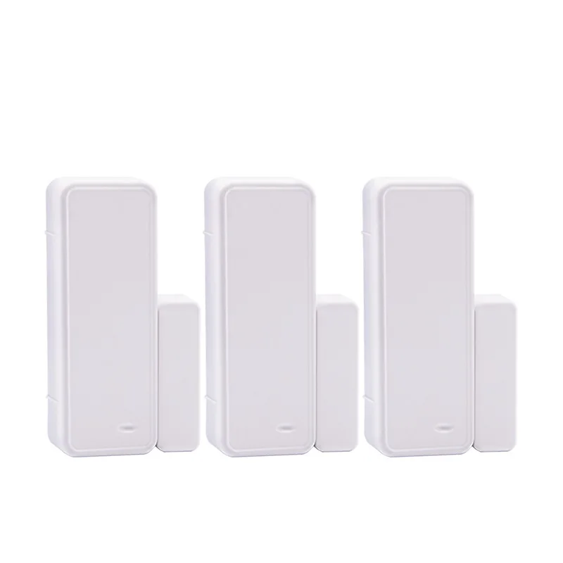 Sensor de detección de puerta/ventana inteligente de dos vías de 433MHz de 3 uds., Sensor de protección inalámbrica para puerta adecuado para G90E, G90B, G90B Plus