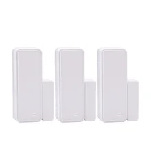 3 pces 433mhz em dois sentidos inteligente sensor da porta/janela sem fio que guarda o sensor do detector da porta apropriado para g90e, g90b, g90b mais
