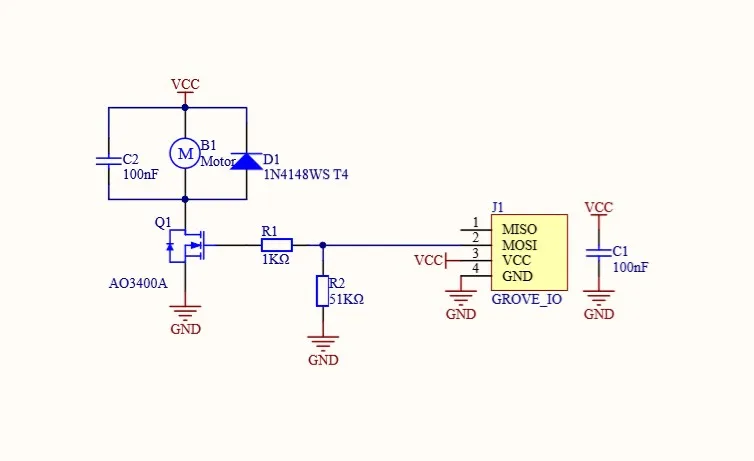 M5Stack официальный мини 60 мм вентилятор блок 5V-DC однонаправленное вращение