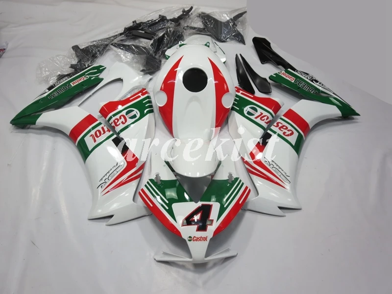 

4 Gifts New ABS Injection Mold Full Fairings kit Fit For HONDA CBR1000RR 2012 2013 2014 2015 2016 12 13 14 15 16 Green white Red