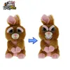 Feisty Pets toys stuffed plush angry animal doll gift pink bunny rabbit ► Photo 3/5
