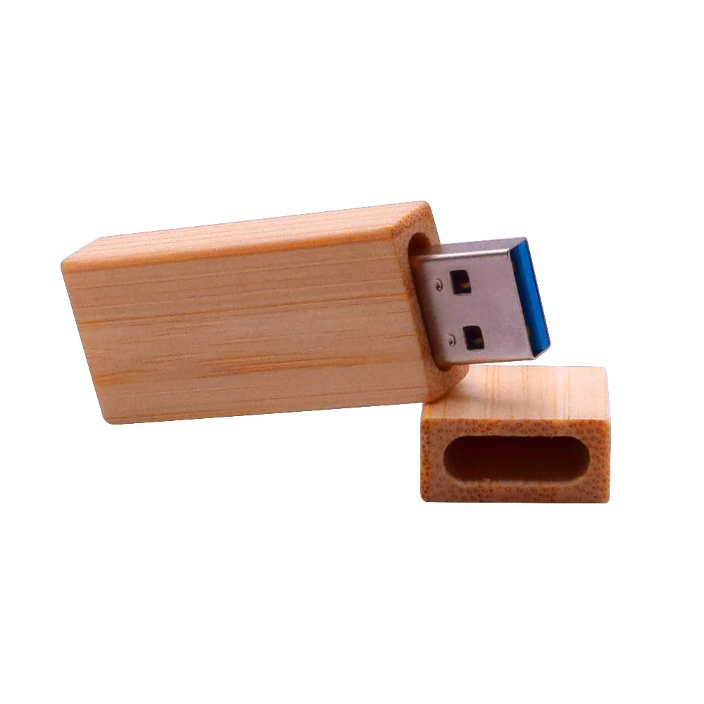 Bamboo USB 3,0 высокоскоростной Логотип Деревянный персональный логотип клиент Флешка 8 ГБ 16 ГБ 32 ГБ 64 Гб Usb флеш-накопитель U диск подарок на свадьбу - Цвет: Bamboo