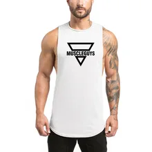 Импортные товары с буквенным принтом, здоровый красивый спортивный жилет для фитнеса, мужской хлопковый жилет без рукавов, футболка, мужской жилет
