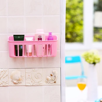 

New 1 Pcs Storage Basket Kitchen Sink Sponge Tableware Storage Objects Storage Basket Box Suction Cup 3 Colors Rack