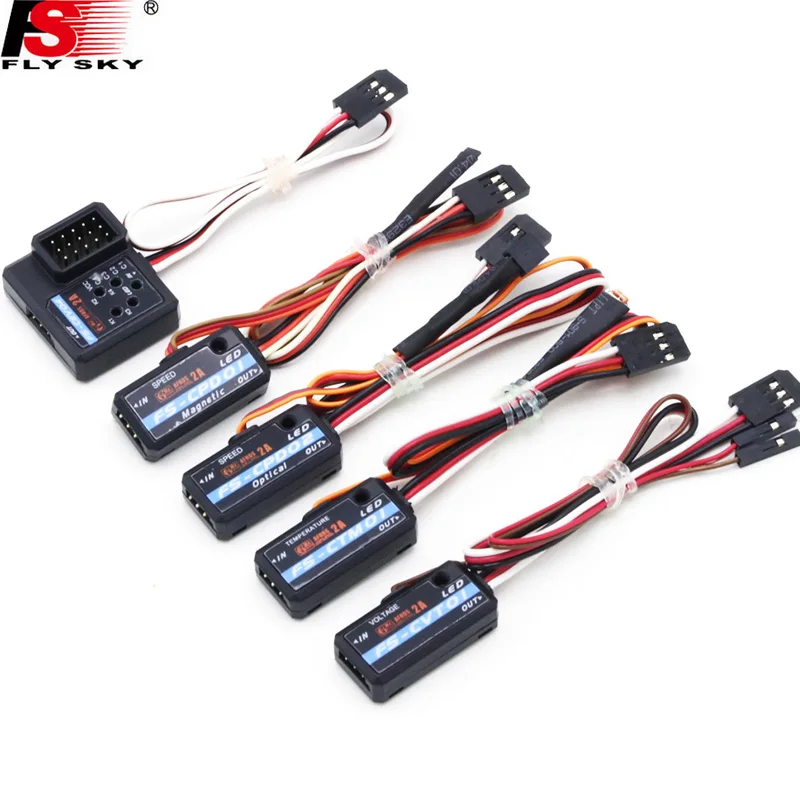 

FlySky FS-CPD01 FS-CPD02 FS-CTM01 FS-CEV04 FS-CVT01 AVT01 ATM01 voltage sensor Telemetry Data Module Set for FS-iA6B FS-IA10