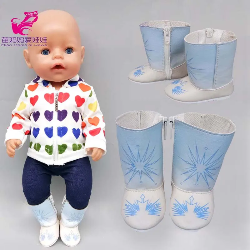 18 Inch Girl Doll Boots Elsa Anna Shoes 