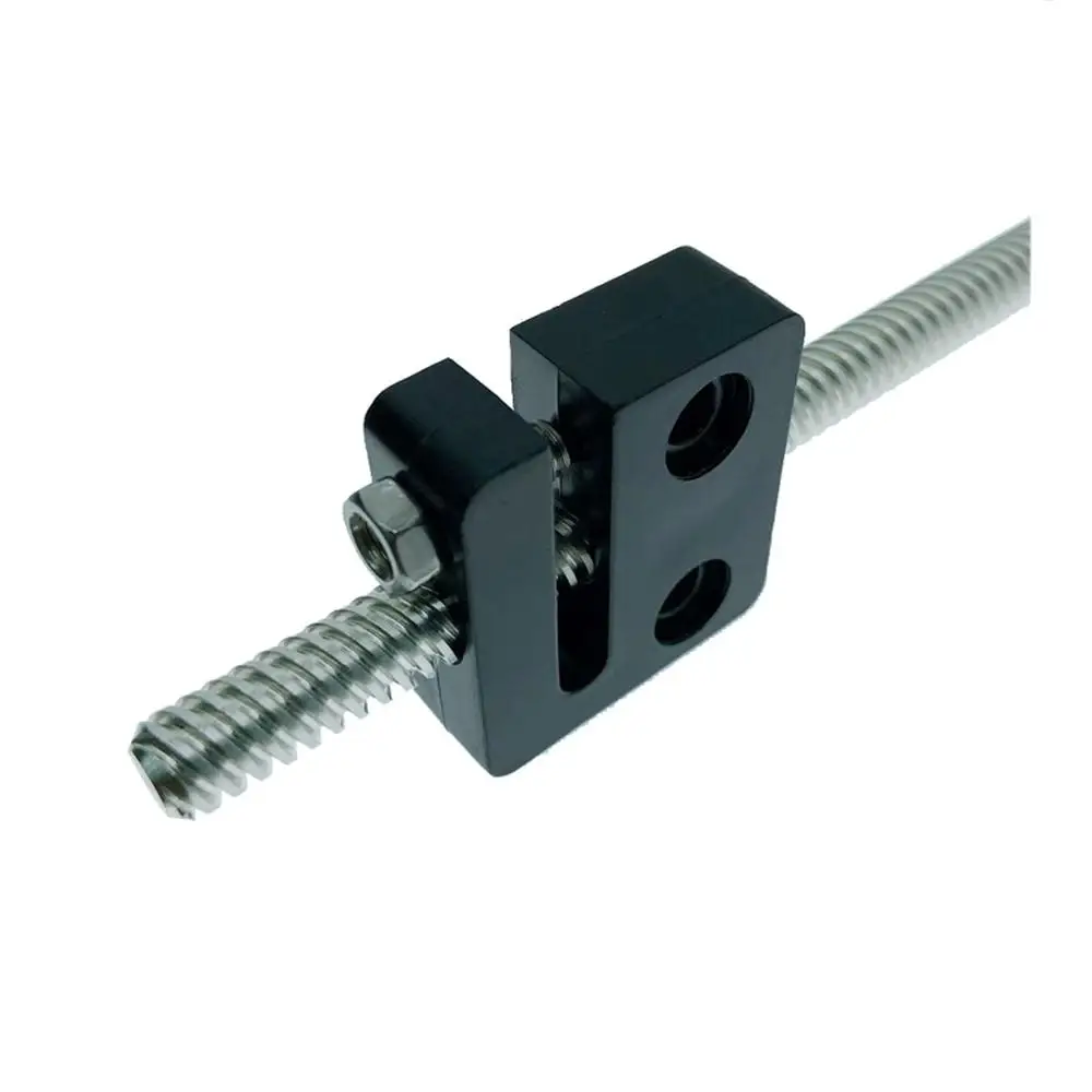 T8 Lead Screw 8mm T type anti-backlash Nut Block Pitch 2mm Lead 1mm 2mm 4mm 8mm 12mm 14mm for CNC 3D Printer parts 1pc lead screw