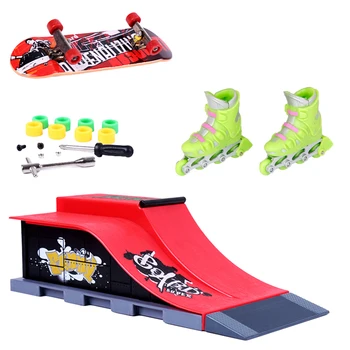 

Finger Roller Skates Skateboard Ramp Skateboard Site Collection Toy Set