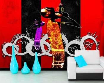 

Papel de parede African ethnic vintage illustration 3d wallpaper,living room tv wall bedroom wall papers home decor bar mural