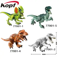 77001 в розницу из фильмов фигурки строительные блоки король Ghidrah динозавр Carnotaurus действие для детей Обучающие Подарочные игрушки