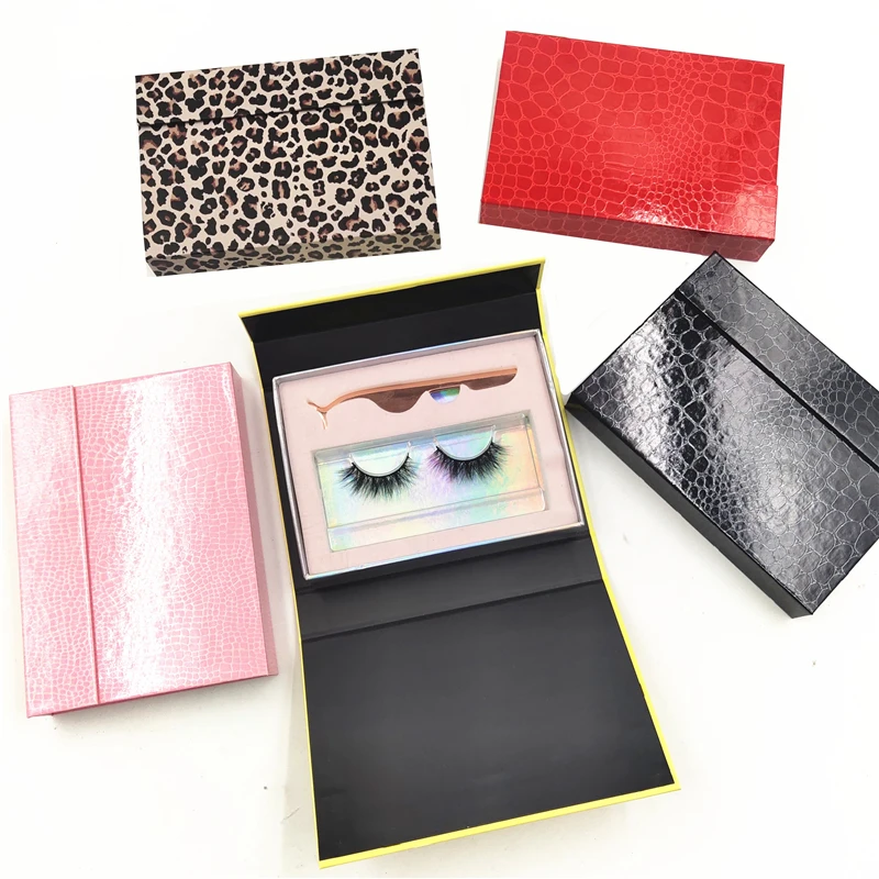 

Chain Lash Case Fit TweezersWholesale Eyelash Empty Box Diamond Lashes Case Candy Eyelash Packaging Box Free Lash Tray