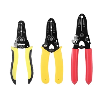 

uxcell 2Pcs Wire Stripper Wire Stripping Cutter Crimper Multi-Function Hand Tool for copper aluminum cables from 10-30 AWG
