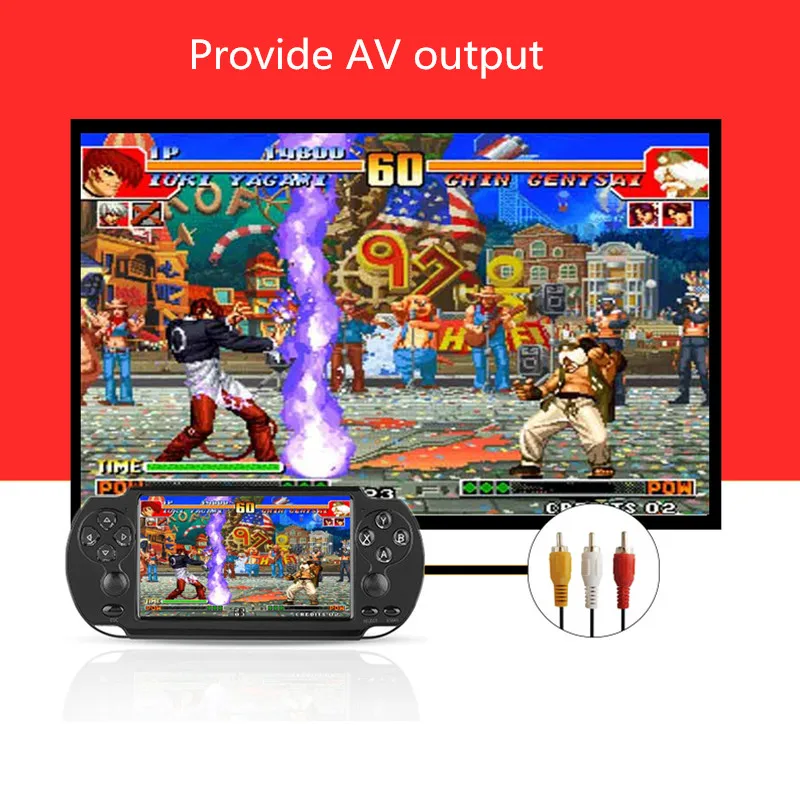 Новая версия X9-S портативный игровой плеер 8 Гб ПЗУ 5,1 дюймов 1280*720 HD экран двойной рокер игровая консоль ход сохранить
