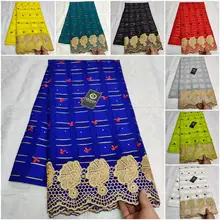 Высокое качество камни швейцарская вуаль кружева в швейцарской хлопок швейцарская вуаль кружева для Нигерии кружевная ткань хлопок кружево