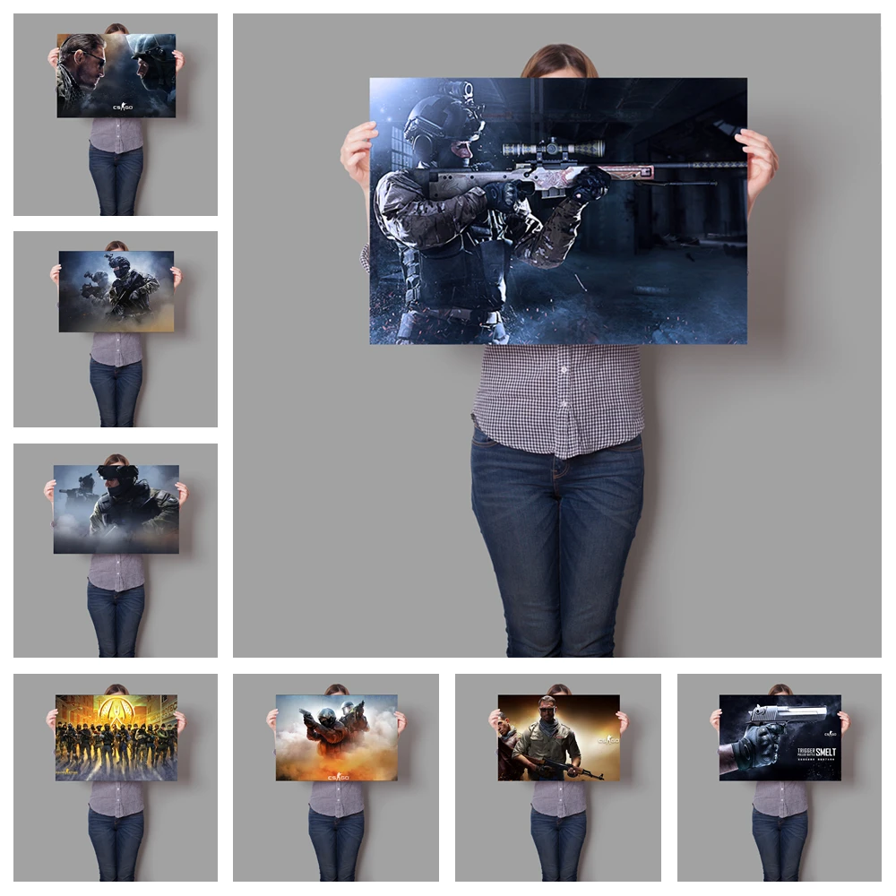 Популярные онлайн игры высокого качества CSgo Картина на холсте Высокое качество