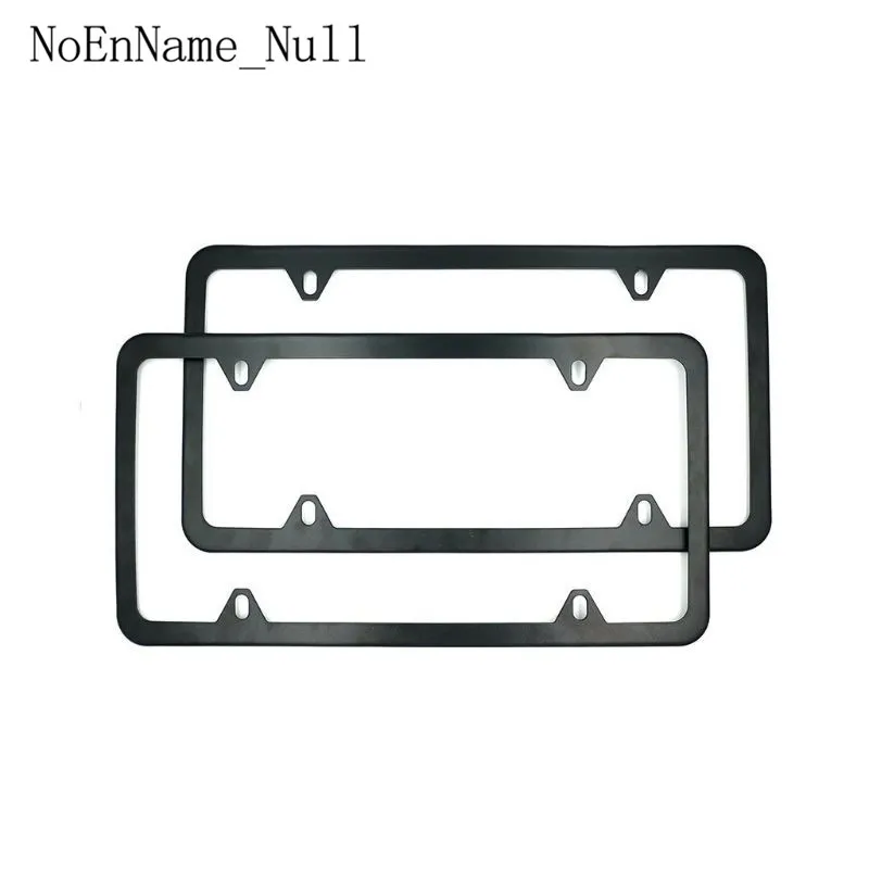 

Stainless Steel 4-Holes License Plate Frame Truck Car Sturdy Durable Tinted