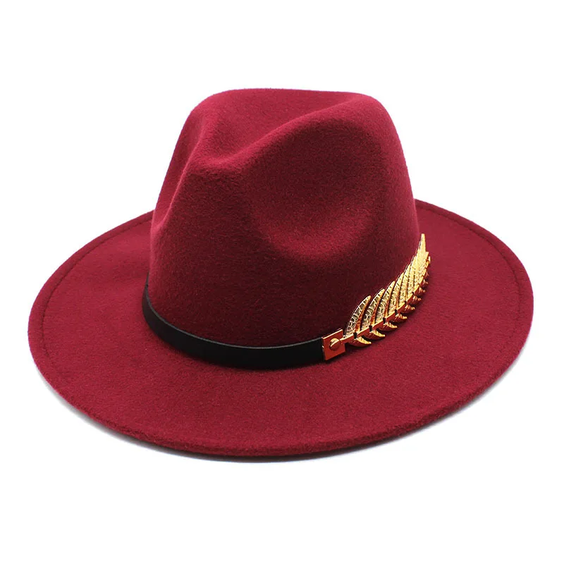 

Free shipping men fedoras women fashion jazz hat Autumn And Winter coffee woolen blend cap outdoor casual dancing hat PH27