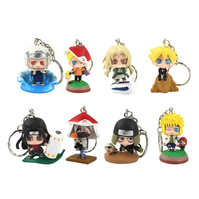 Pvc Action Figure Keychains Naruto Shippuden Keychain Naruto Keychain Figure Action