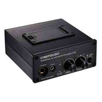 

Lynepauaio Earphone Monitor Signal Amplifier, Dual Xlr Input, Mono Or Stereo Input Or Switch Stereo Mixing For Outdoor Performan