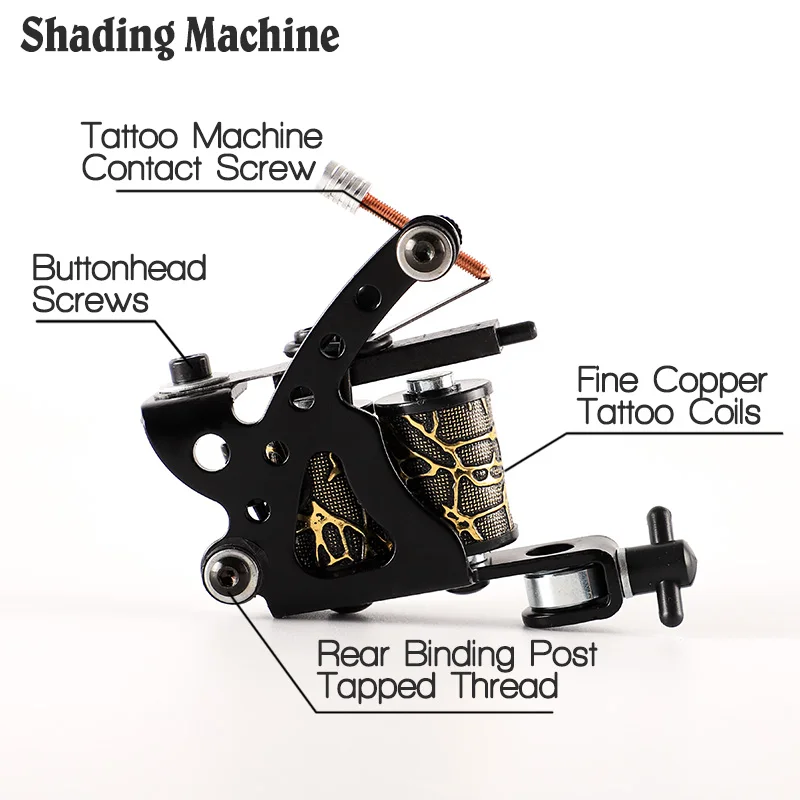 Tattoo Kit 2 Tattoo Machines Gun 20pc Ink Power Supply