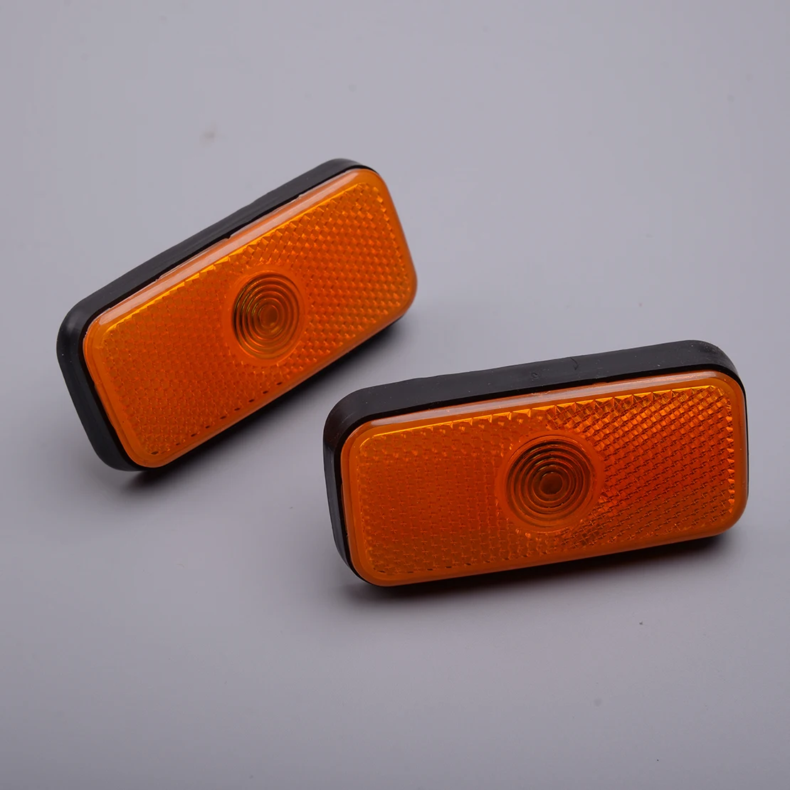 2Pcs/Set Car Side Marker Light Lamp Reflector Lens Cover Plastic Fit For Ford Transit MK6 MK7