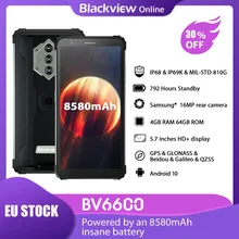 Blackview BV6600 IP68 Waterdichte Smartphone 4Gb + 64Gb 8580Mah Robuuste Nfc Mobiele Telefoon 5.7 