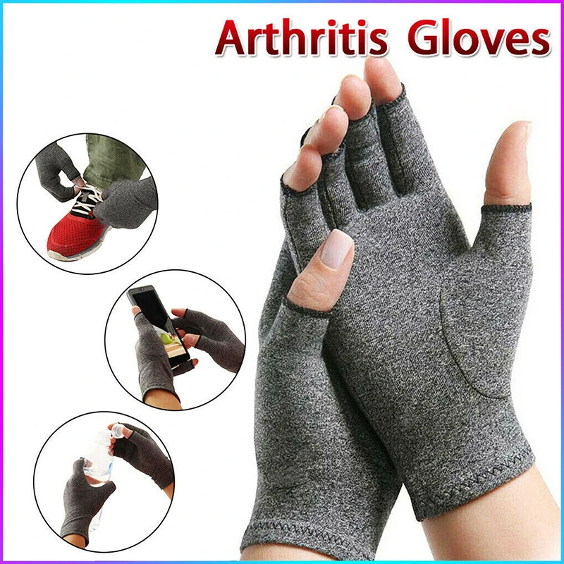 mens winter mittens WorthWhile 1 Pair Compression Arthritis Gloves Wrist Support Cotton Joint Pain Relief Hand Brace Women Men Therapy Wristband ski gloves mens