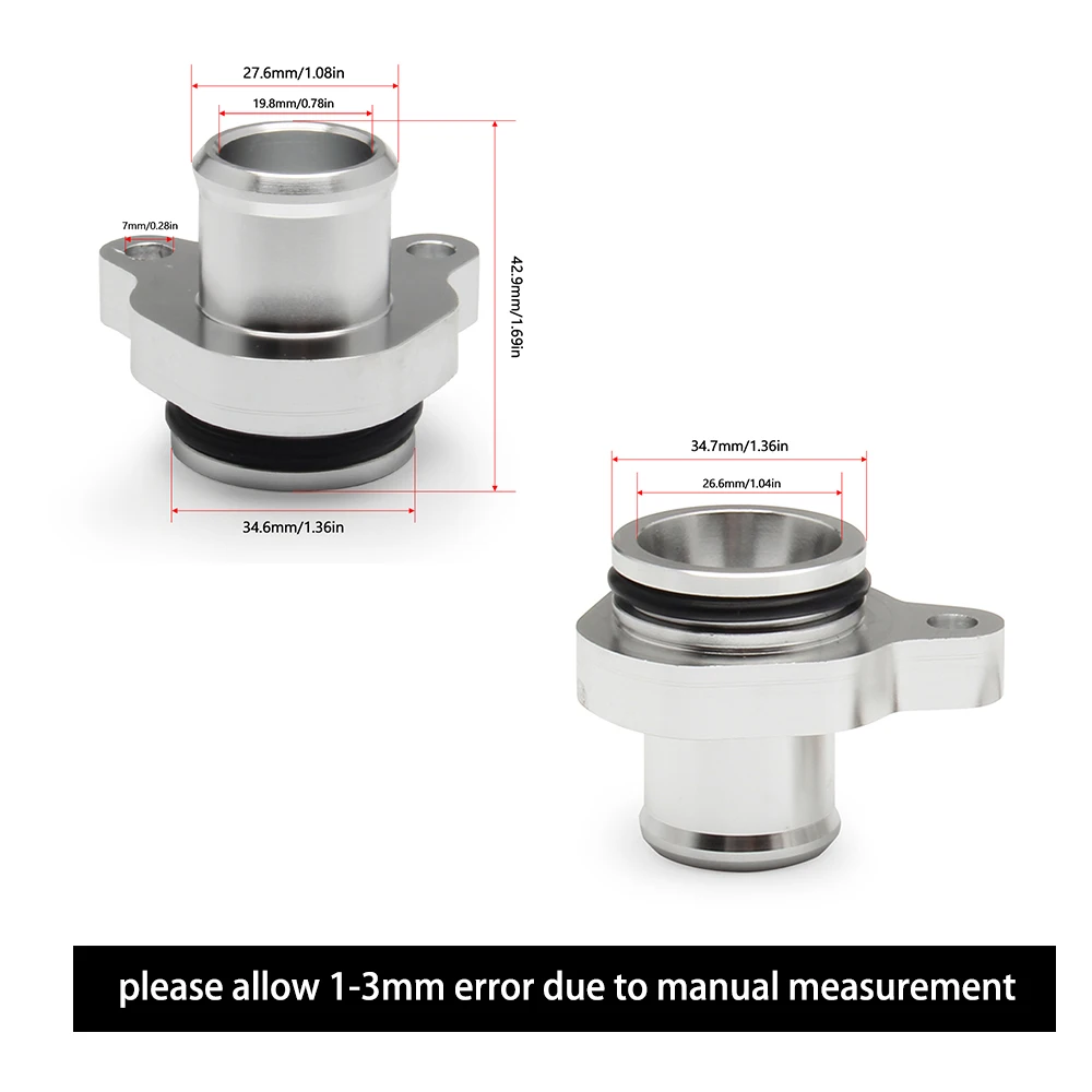 X AUTOHAUX Wasserschlauch Anschluss Für BMW - Alu Upgrade 11537541992