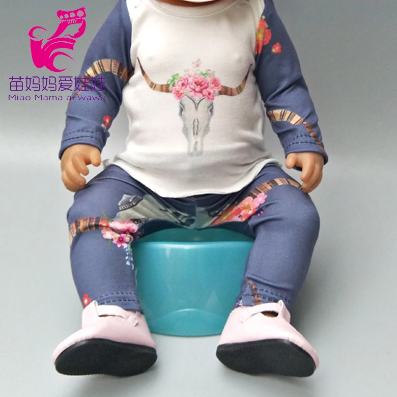 Детская Одежда для кукол пижама с оленем Ночная куклы gowndoll 18 дюймов Детское