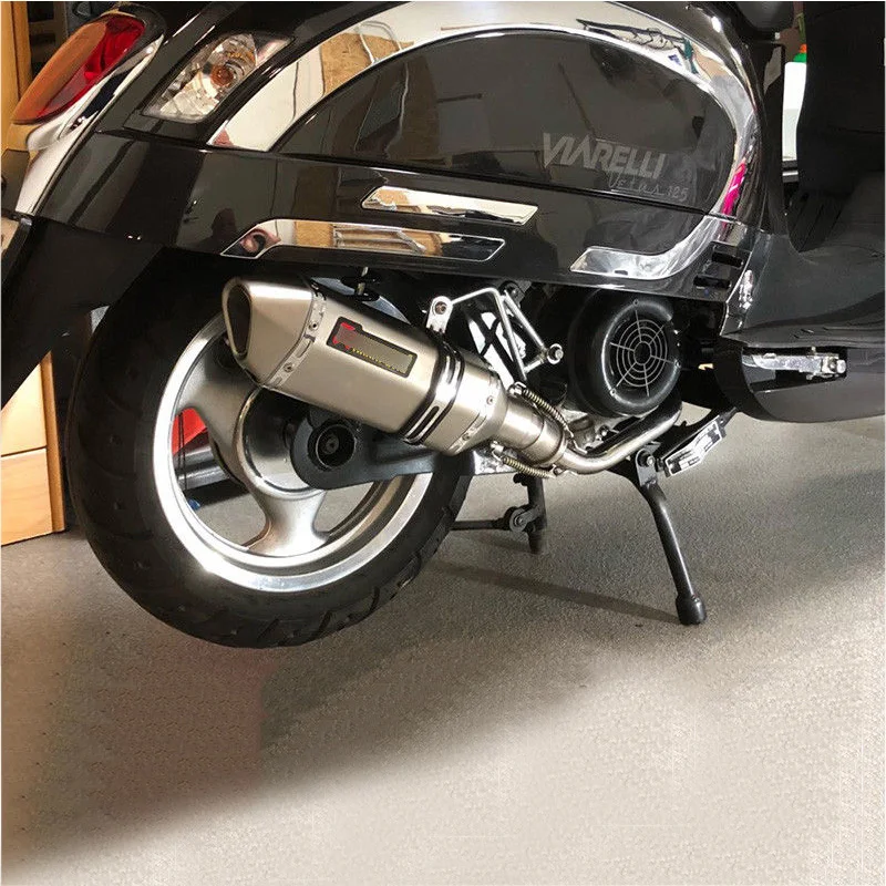 Для Yamaha GY6 125 150 мотоцикл выхлопной дБ Глушитель Трубы скольжения на переднее Подключение трубы выхлопной системы трубы модифицированные