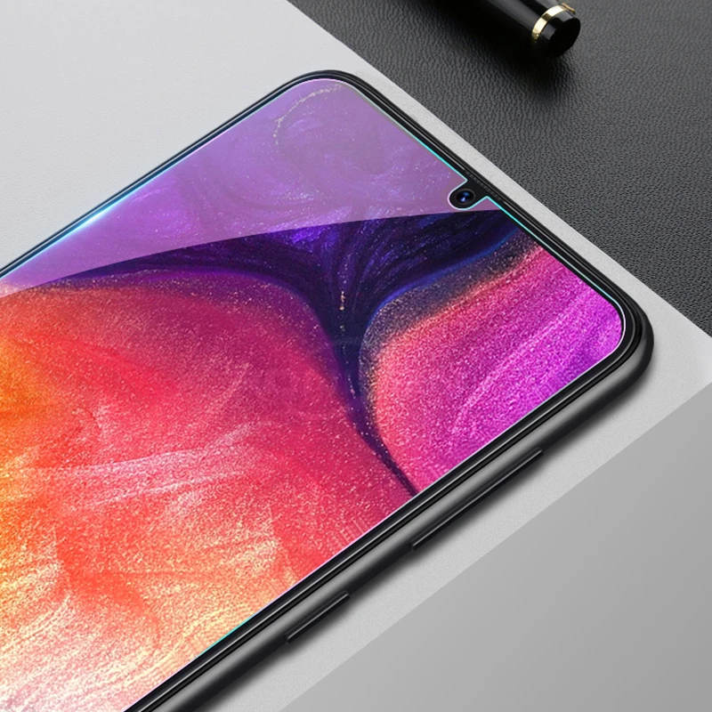 Закаленное Стекло для samsung Galaxy A10 A20 A30 A50 A70 M10 M20 M30 A6 A8 плюс A7 Экран из закаленного стекла с уровнем твердости 9H защитный Стекло