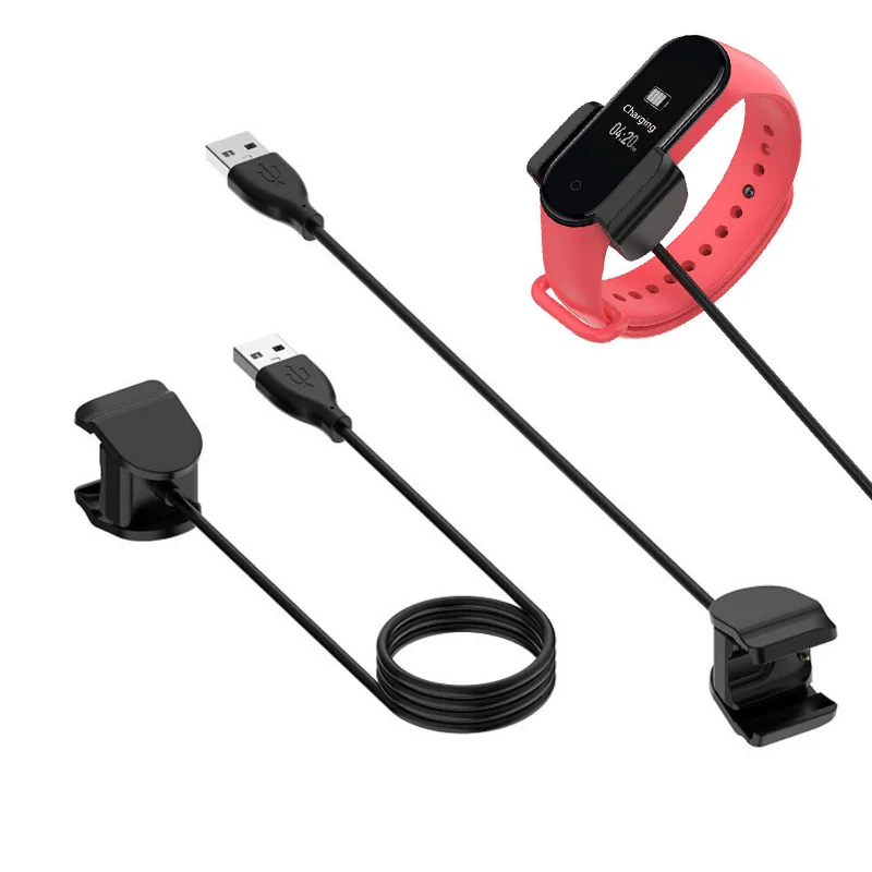 Cable De Carga Usb Con Clip Para Xiaomi Mi Band 4/5, Adaptador De Cargador Rápido Para Pulsera Inteligente, Band4, Band5