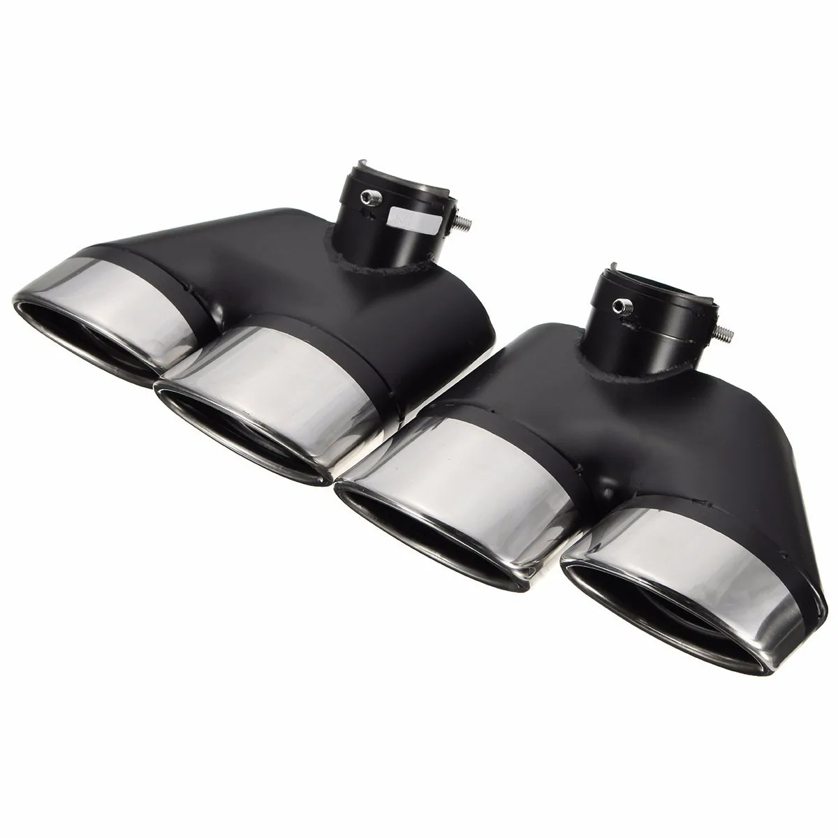 2 шт. Авто двойной глушитель из нержавеющей стали наконечники трубы для Mercedes Benz W220