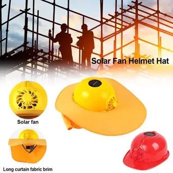 

2020 Newest 2in1 Hard Hat Safety Helmet With With Solar Powered Smart Cooling Fan For Indoor Ourdoor Summer Working
