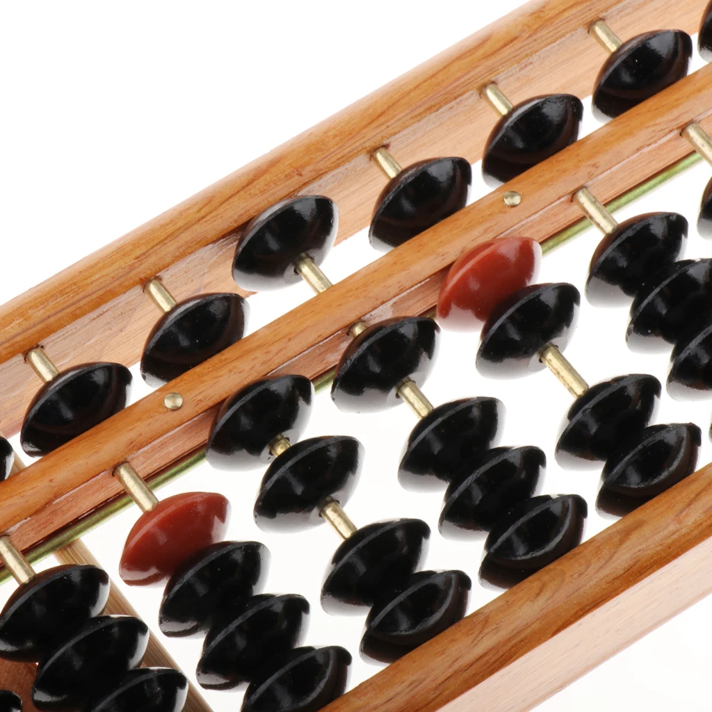 17 Digit Rods Standard Abacus Soroban, Chinese Japanese Calculator Counting Tool, for Kids Toddlers and Adults