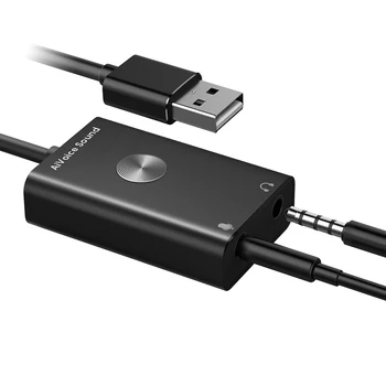 

USB External Sound Card Intelligent AI Voice-to-text Sound Card 3 In 1 Smart AI Voice Translation Sound Card