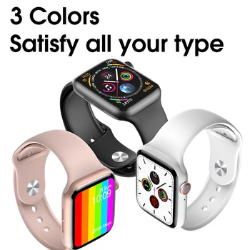 

Series 6 W26 44mm Strap Change Smartwatch ECG Heart Rate Blood Pressure Temperature Monitor Waterproof IP68 Clock PK W34 W35