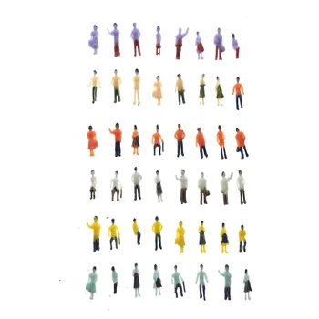 100pcs 1/150 Scale Building Model People Figures Painted Toys For Diorama Miniature Architecture Model Making 200pcs Mannequin