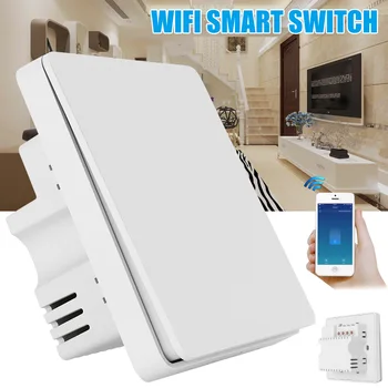 

WiFi Curtain Switch Voice Control Smart Switch For Google Home Alexa Echo GY88